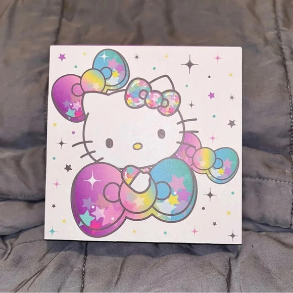 White Hello Kitty wooden wall hanging. 5x5". Brand new. Absolutely adorable. - Picture 8 of 8